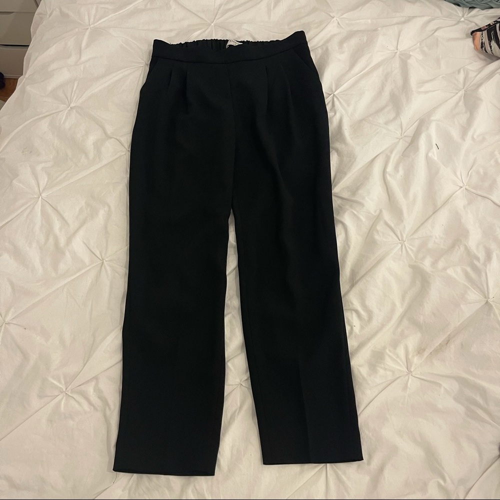 Babaton Black Straight-Leg Trousers